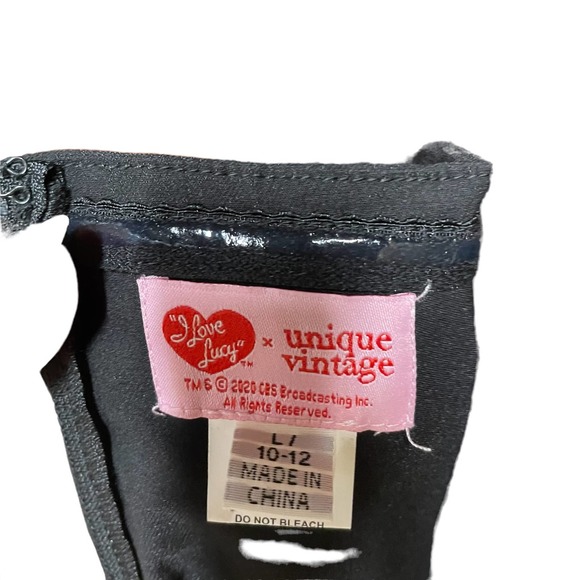 Unique Vintage x I Love Lucy Black Starlet Jumpsuit Size Large - Picture 12 of 12